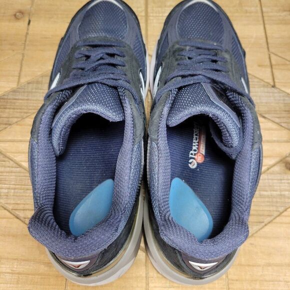 New Balance 990v5 Navy Blue White Suede Women Sneaker Shoes W990NV5‎ Size 10 - Picture 10 of 13